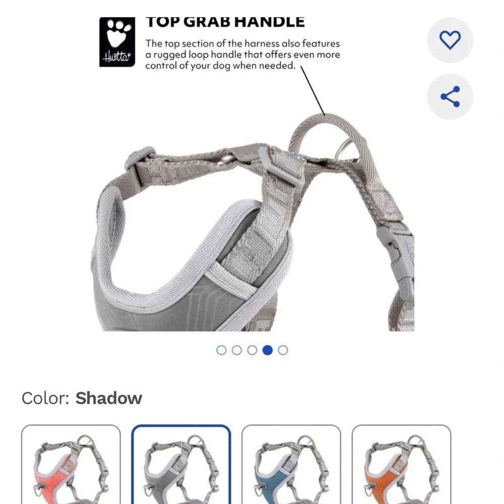 Gray Dog Harness